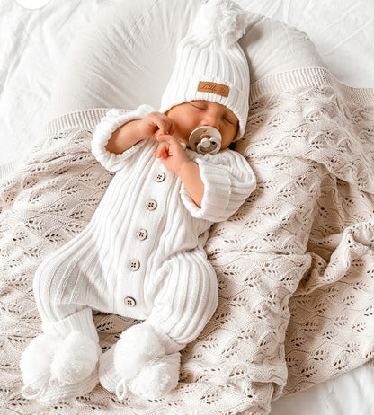 Little B’s - Ribbed Beanie - Milk