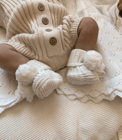 Little B’s - Booties - Milk