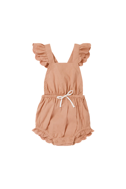 Jamie Kay - Organic Cotton Indie Playsuit - Clementine