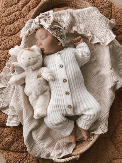 Little B's - Ribbed Romper - Milk